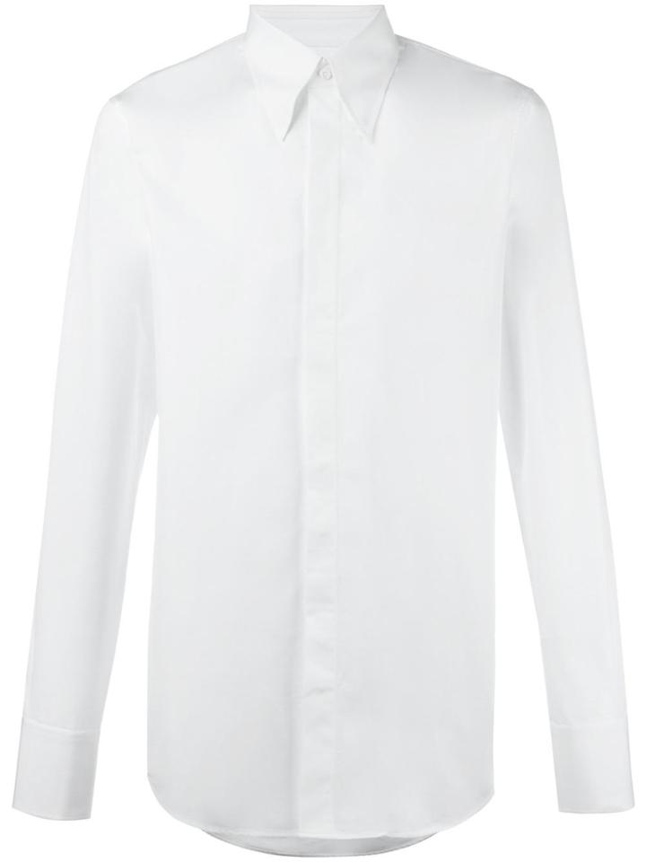 Dsquared2 Concealed Pointed Collar Shirt - White