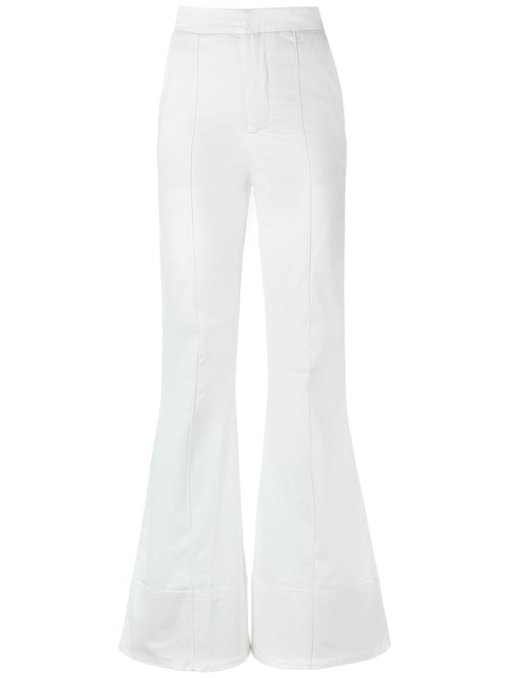 Amapô Flared Trousers - White