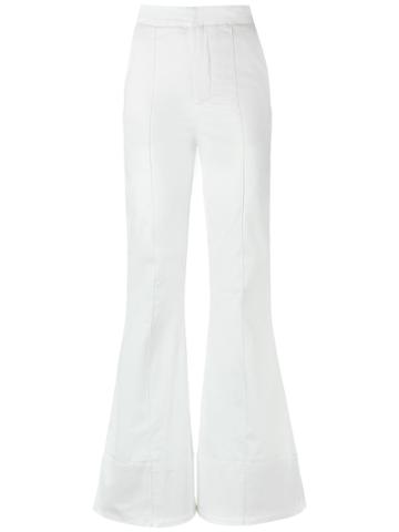 Amapô Flared Trousers - White