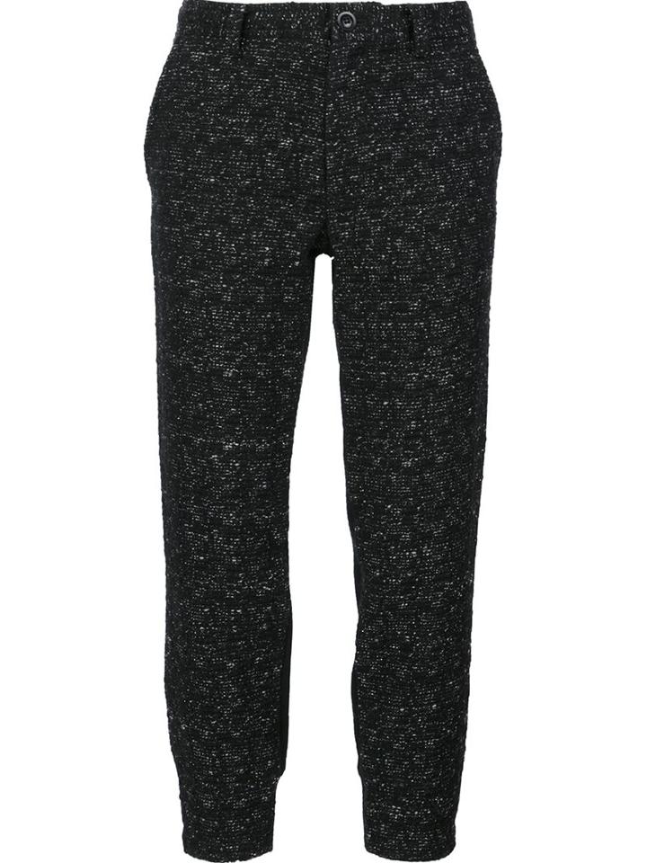 Y's Tweed Cropped Pants