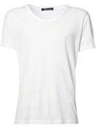 T By Alexander Wang Plain T-shirt, Men's, Size: Xs, White, Cotton