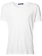 T By Alexander Wang Plain T-shirt, Men's, Size: Xs, White, Cotton