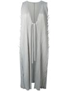Pleats Please By Issey Miyake - Plissé Sleeveless Jacket - Women - Polyester - Iii, Women's, Grey, Polyester