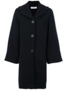 D.exterior - Cape Style Coat - Women - Polyester/wool - Xl, Black, Polyester/wool