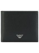 Emporio Armani Branded Billfold Wallet - Black