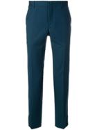Prada Side Panelled Tailored Trousers - Blue
