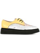 No21 Sequin Creeper Shoes - Metallic
