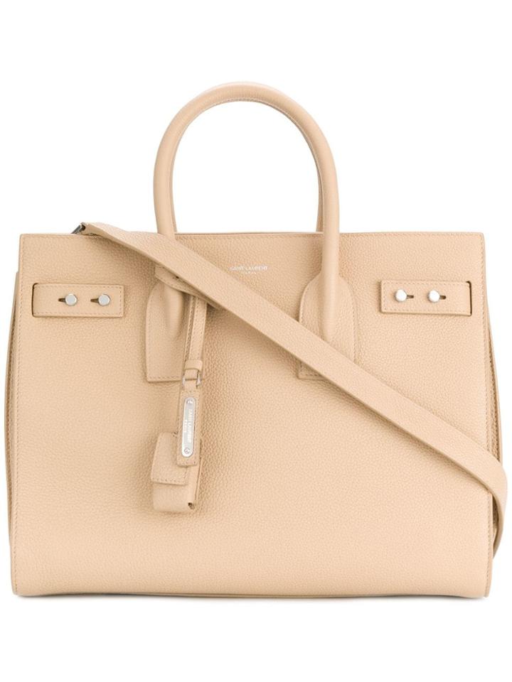 Saint Laurent Sac De Jour Souple Tote - Neutrals