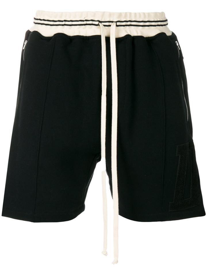 Represent Jersey Track Shorts - Black