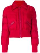 Prada Zip Puffer Jacket - Red