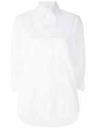 Y's Three-quarter Sleeved Shirt - White