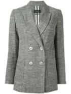 Isabel Marant Kelis Jacket, Women's, Size: 34, Grey, Silk/cotton/polyester/linen/flax