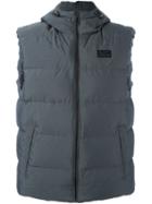 Michael Kors Padded Gilet, Men's, Size: Xxl, Grey, Polyester/nylon/feather Down