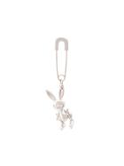 Ambush Bunny Saftey Pin Earring - Silver