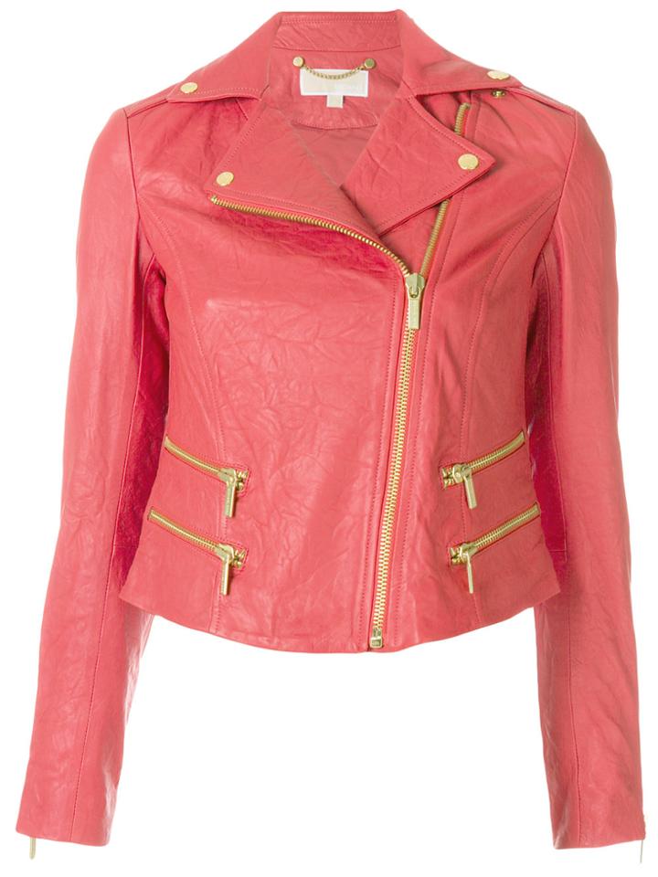 Michael Michael Kors Biker Jacket - Red