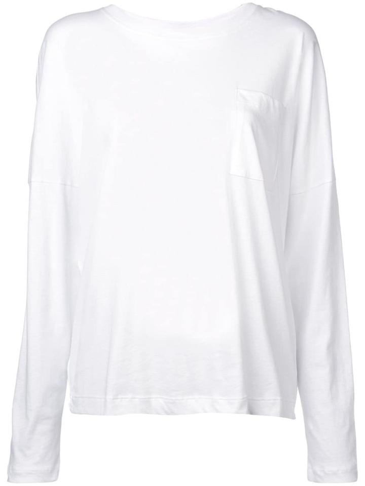 Adam Lippes Chest Pocket Longsleeved T-shirt - White