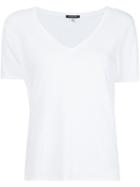 R13 V-neck T-shirt, Women's, Size: Xs, White, Cotton/polyurethane