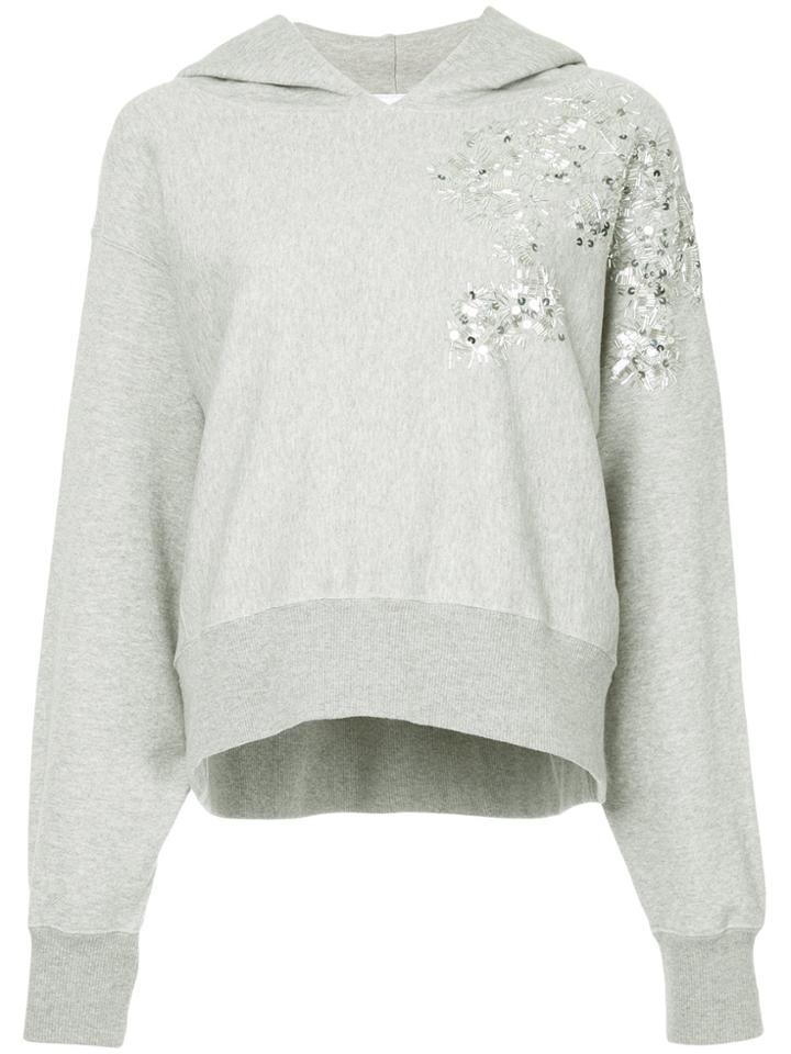 Cityshop Embellished Hoodie - Grey