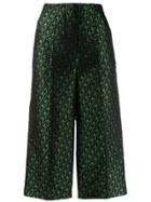 Rochas Floral Culottes - Green
