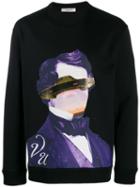 Valentino X Undercover Edgar Allan Poe Sweatshirt - Black