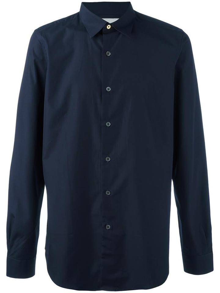 Paul Smith Classic Shirt, Men's, Size: Medium, Blue, Cotton