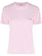 Balenciaga Logo Print T-shirt - Pink