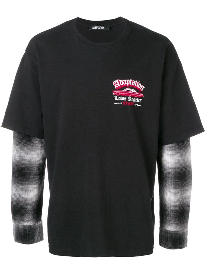 Adaptation Logo Print T-shirt - Black
