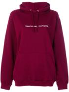 F.a.m.t. Need Money Not Friends Hoodie - Red
