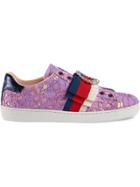 Gucci Ace Lace Sneakers - Pink & Purple