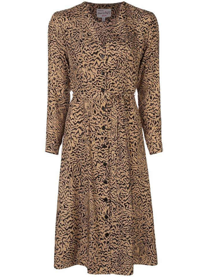 Hvn Lauren Dress - Brown