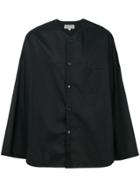 Yohji Yamamoto V-neck Shirt - Black