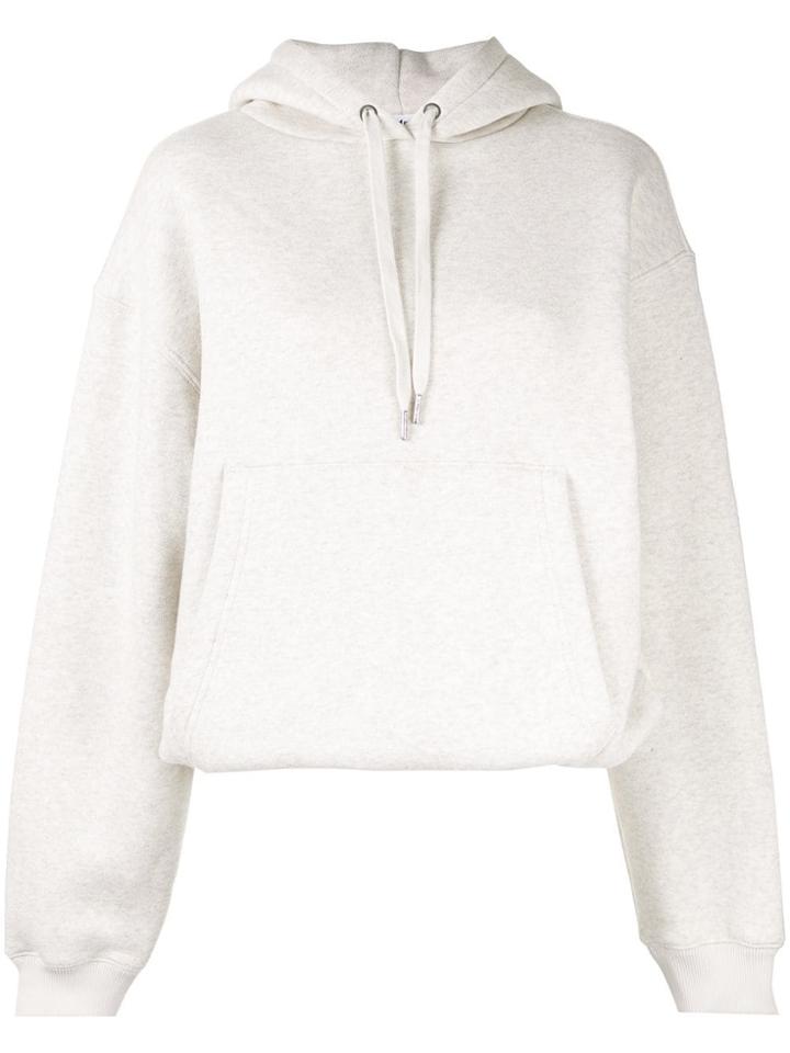 T By Alexander Wang Dense Fleece Hoodie - Neutrals