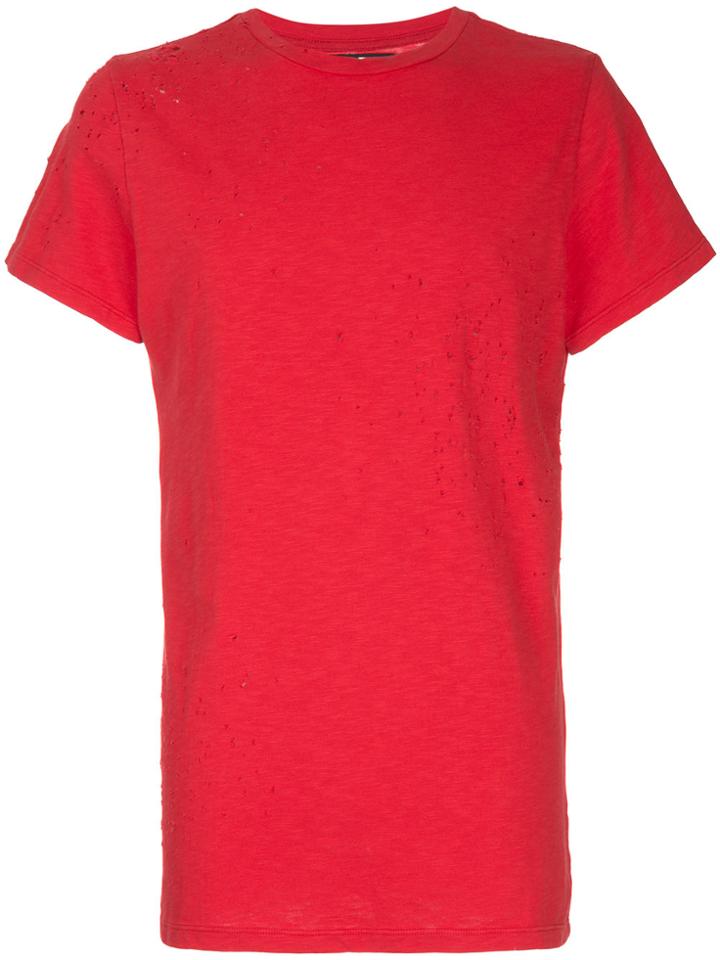 Amiri Short Sleeved T-shirt - Red