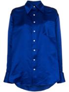 Matthew Adams Dolan Mad Os Oxfrd Shirt Ls Frnt Btn - Blue