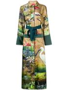 F.r.s For Restless Sleepers Printed Oversized Coat - Multicolour