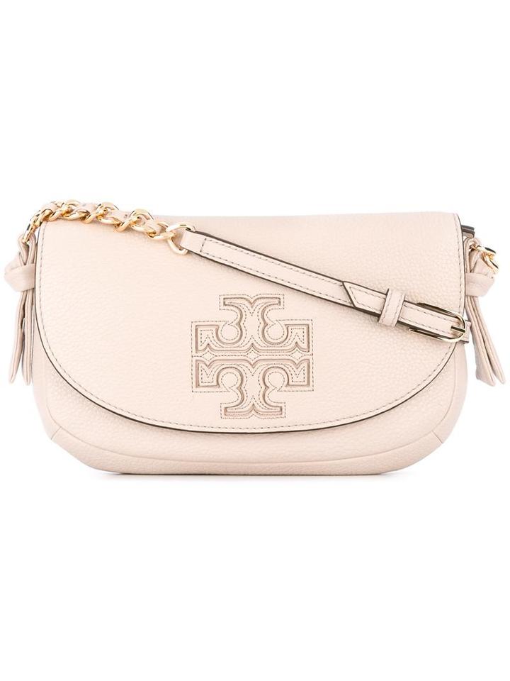 Tory Burch Harper Crossbody Bag, Women's, Nude/neutrals, Leather