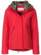 Woolrich Zipped Fitted Jacket - Red