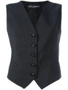 Dolce & Gabbana Polka Dot Waistcoat - Black