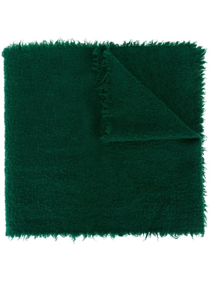 Faliero Sarti 'alexina' Scarf, Women's, Green, Polyamide/cashmere/virgin Wool