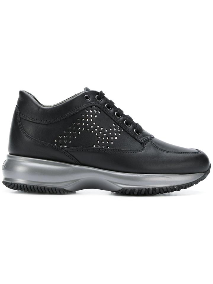 Hogan Mid-top Sneakers - Black