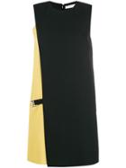 Versace Collection Contrast Detail Swing Dress - Black