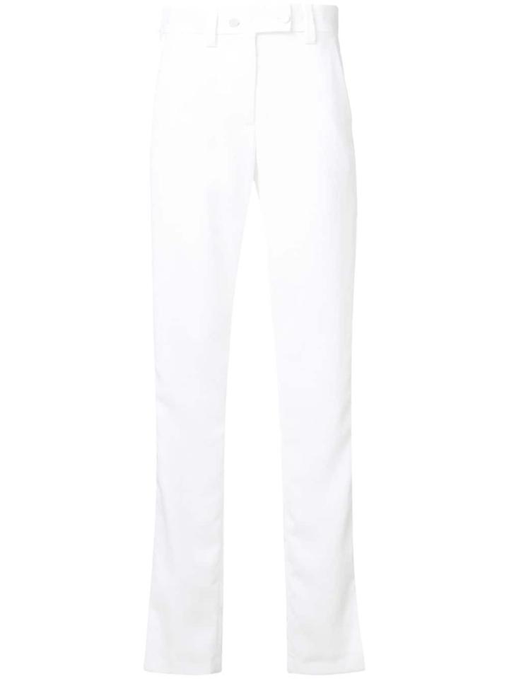 Msgm Slim Fit Trousers - White