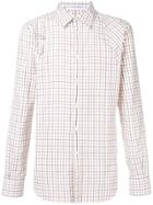 Alexander Mcqueen Check Print Shirt - White
