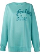 Ashish Feeling Blue Sweatshirt, Women's, Size: Xs, Cotton/polyester