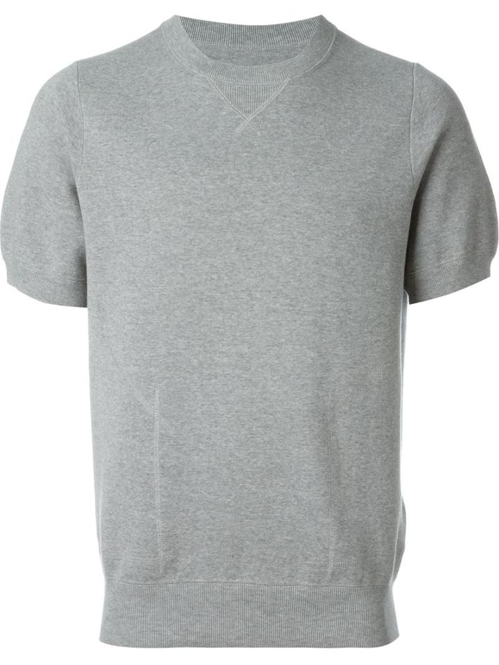 Sacai Short Sleeved Sweatshirt