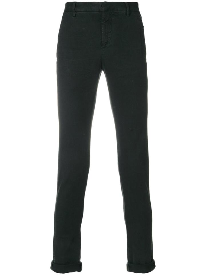 Dondup Fitted Chino Trousers - Green
