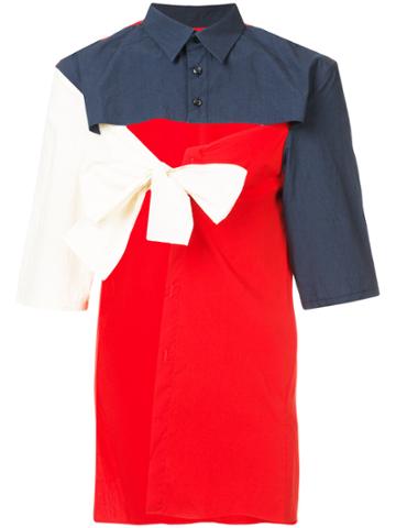 Chin Mens Tri-color Shirt - Red