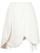 Comme Des Garçons Vintage Circular Cutout Skirt - White