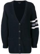 Rag & Bone Stripe Detail Cardigan - Blue