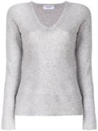 Majestic Filatures V-neck Sweater - Grey